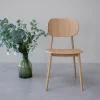 Chaise de salle à manger en bois massif de chêne Varde – Lot de 2 ou 4 chaises - NordicStory
