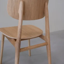 Chaise de salle à manger en bois massif de chêne Varde – Lot de 2 ou 4 chaises - NordicStory