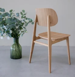 Chaise de salle à manger en bois massif de chêne Varde – Lot de 2 ou 4 chaises - NordicStory