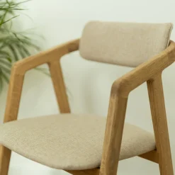 Chaise en bois massif de chêne Soho, revêtement - Lot de 2 ou 4 chaises - VESKOR