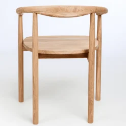 Chaise en bois massif de chêne Léa - Lot de 2 ou 4 chaises - VESKOR