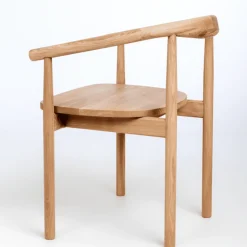 Chaise en bois massif de chêne Léa - Lot de 2 ou 4 chaises - VESKOR