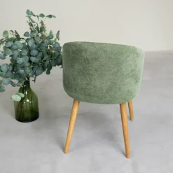 Chaise en bois massif de chêne Ana, revêtement - VESKOR