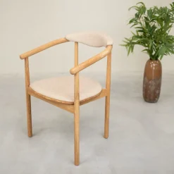 Chaise en bois massif de chêne Lord, revêtement - Lot de 2 ou 4 chaises - NordicStory