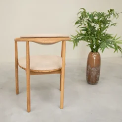 Chaise en bois massif de chêne Lord, revêtement - Lot de 2 ou 4 chaises - NordicStory