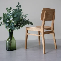 Chaise en bois massif de chêne Kodama - Lot de 2 ou 4 chaises - VESKOR