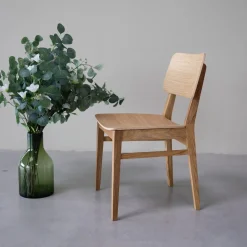 Chaise en bois massif de chêne Kodama - Lot de 2 ou 4 chaises - VESKOR