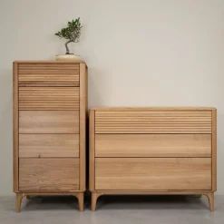 Chiffonnier en bois massif de chêne Oxford 5.1 - NordicStory