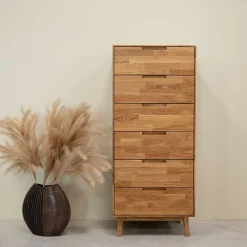 Chiffonnier en bois massif de chêne Escandi 6 - NordicStory