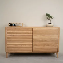 Commode en bois massif de chêne Oxford 6.2 - NordicStory