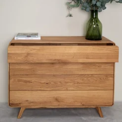 Commode en bois massif de chêne Genève 3 - NordicStory