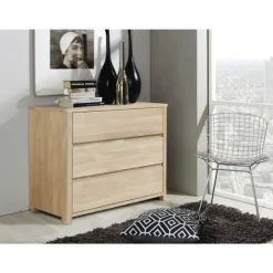 Commode en bois massif de chêne Elsa - NordicStory