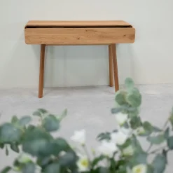 Console coiffeuse en bois massif de chêne Genève - NordicStory