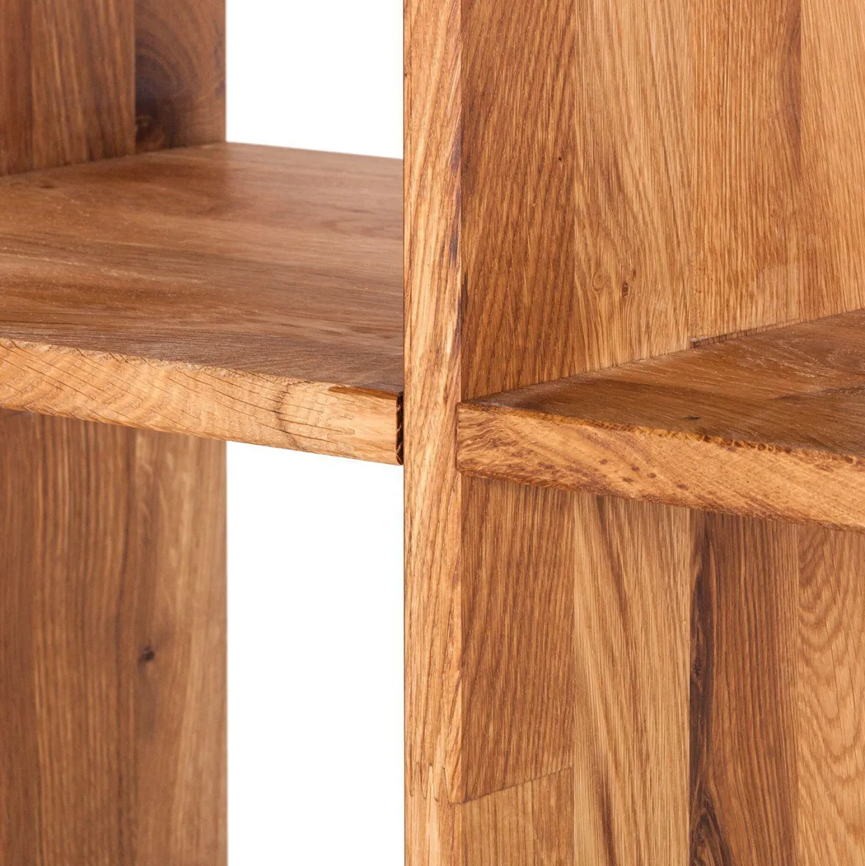 Etagère bibliothèque en bois massif de chêne Régal 5x5 - NordicStory