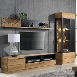 Etagère murale en bois de chêne Mozaik 35 - LoftStory