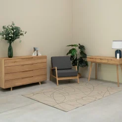 Fauteuil en bois massif de chêne Suède - VESKOR