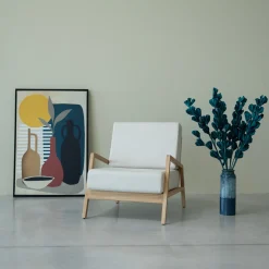 Fauteuil en bois massif de chêne Suède - VESKOR
