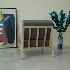 Fauteuil en bois massif de chêne Suède - VESKOR
