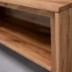 Meuble à chaussures en bois massif de chêne Pola - NordicStory