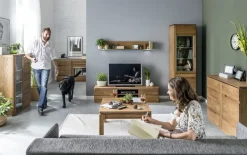 Meuble TV en bois de chêne Monténégro 25 - LoftStory