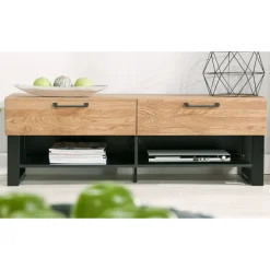 Meuble TV en bois de chêne Mozaik 24 - LoftStory
