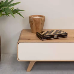 Meuble TV en bois massif de chêne Oslo 1 - VESKOR