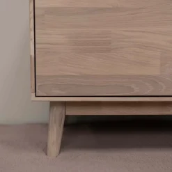 Meuble TV en bois massif de chêne Escandi - NordicStory