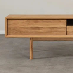Meuble TV en bois massif de chêne Kodama - VESKOR