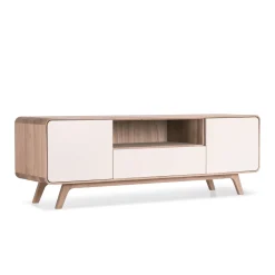 Meuble TV en bois massif de chêne Oslo 3 - VESKOR