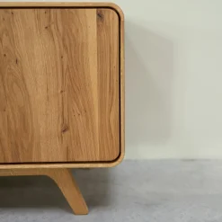 Meuble TV en bois massif de chêne Genève 2 - NordicStory