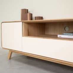Meuble TV en bois massif de chêne Oslo 2 - VESKOR