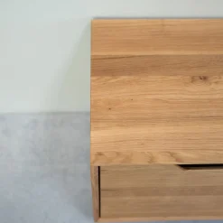 Meuble TV en bois massif de chêne Bremen - NordicStory
