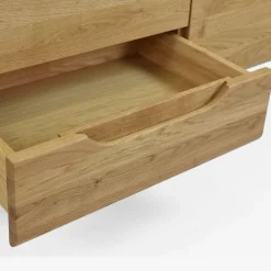 Meuble TV en bois massif de chêne Milan - NordicStory