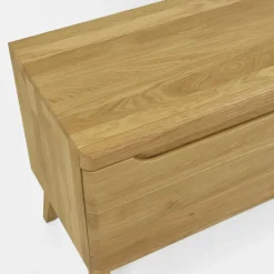 Meuble TV en bois massif de chêne Milan - NordicStory
