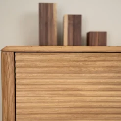 Meuble TV en bois massif de chêne Oxford 3.2.2 - NordicStory