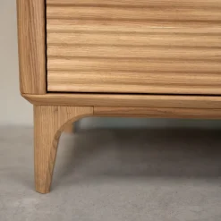Meuble TV en bois massif de chêne Oxford 3.2.2 - NordicStory
