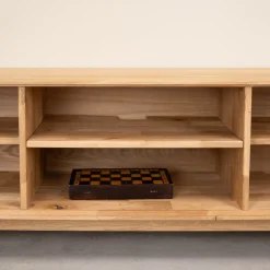 Meuble TV en bois massif de chêne Escandi Atelier - NordicStory