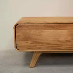 Meuble TV en bois massif de chêne Genève - NordicStory