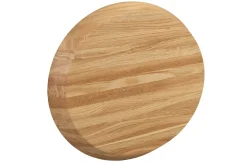 Plateau décoratif ovale en bois massif de chêne Lola - NordicStory