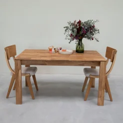 Table à manger en bois massif de chêne Mauritz 4 - NordicStory