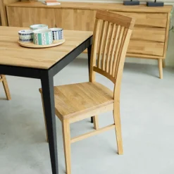 Table à manger en bois massif de chêne Madrid - NordicStory