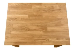 Table à manger en bois massif de chêne Lemsiwood - NordicStory