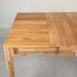 Table à manger extensible en bois massif de chêne Marsi - NordicStory