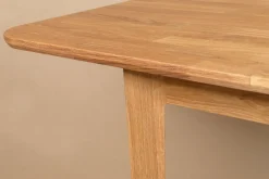 Table à manger extensible en bois massif de chêne France - NordicStory