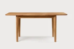 Table à manger extensible en bois massif de chêne France - NordicStory