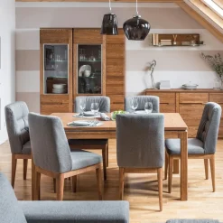 Table à manger extensible en bois de chêne Monténégro 40 - LoftStory