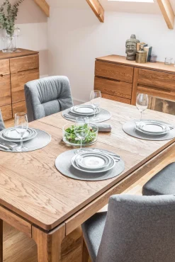 Table à manger extensible en bois de chêne Monténégro 40 - LoftStory