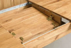 Table à manger extensible en bois massif de chêne Monty - NordicStory