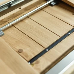 Table à manger extensible en bois massif de chêne Monty - NordicStory