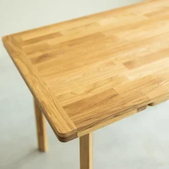 Table à manger extensible en chêne massif Mini 1 - NordicStory